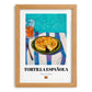 Tortilla Española – Art, Spanish Food Painting, set in oak frame