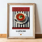 Gazpacho – Art, Spanish Food Wall Art, in wooden frame leaning on the floor