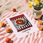 Gazpacho – Art, Spanish Food Wall Art, unframed on coastal sand