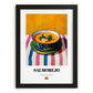 Salmorejo – Art, Spanish Food Illustration, in sleek black frame