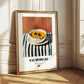 Salmorejo – on Striped Tablecloth, Spanish Food Print