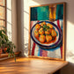 Patatas Bravas – Colorful Oil Painting, Spanish Food Print, clean layout with no caption
