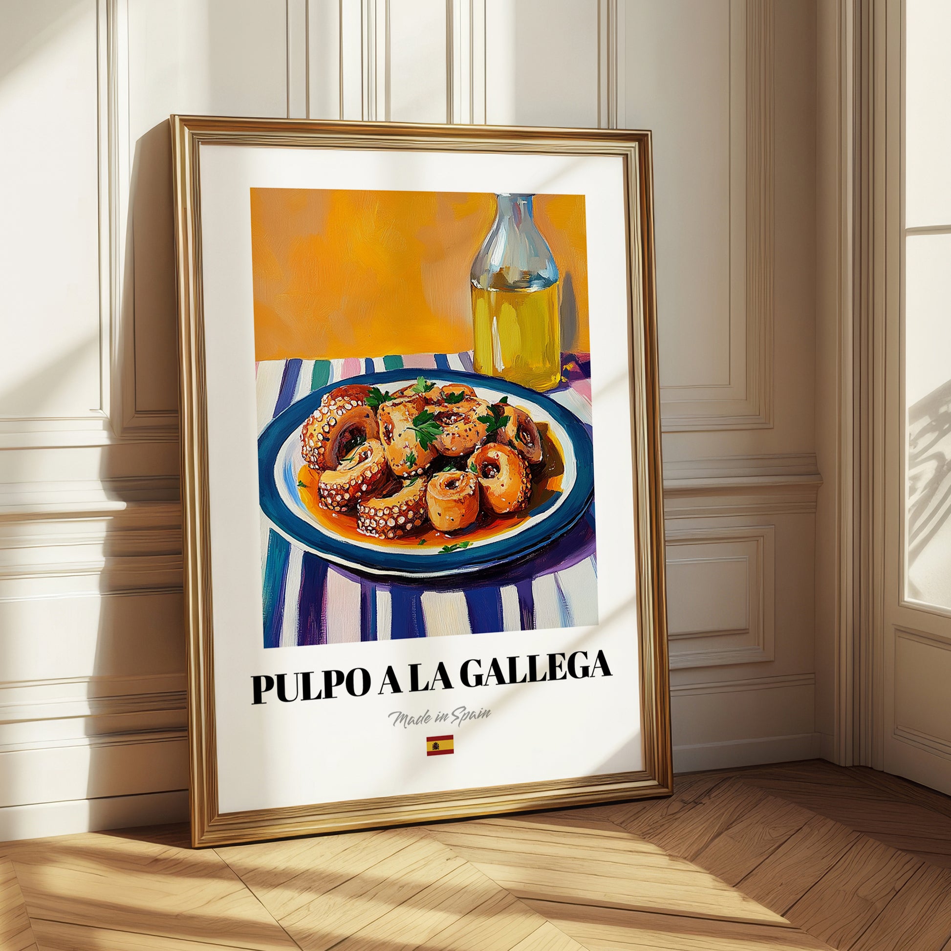 Pulpo a la Gallega – Art, Spanish Food Painting