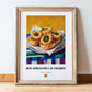 Bocadillo de Calamares – Oil Painting, Spanish Food Poster, in wooden frame leaning on the floor