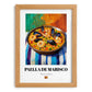 Paella de Marisco – Colorful Oil Painting, Spanish Food Print, set in oak frame