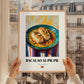 Bacalao al Pil Pil – Oil Painting, Spanish Food Poster, styled in a charming Paris street view