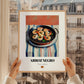 Arroz Negro – Oil Painting, Spanish Food Still Life, styled in a charming Paris street view