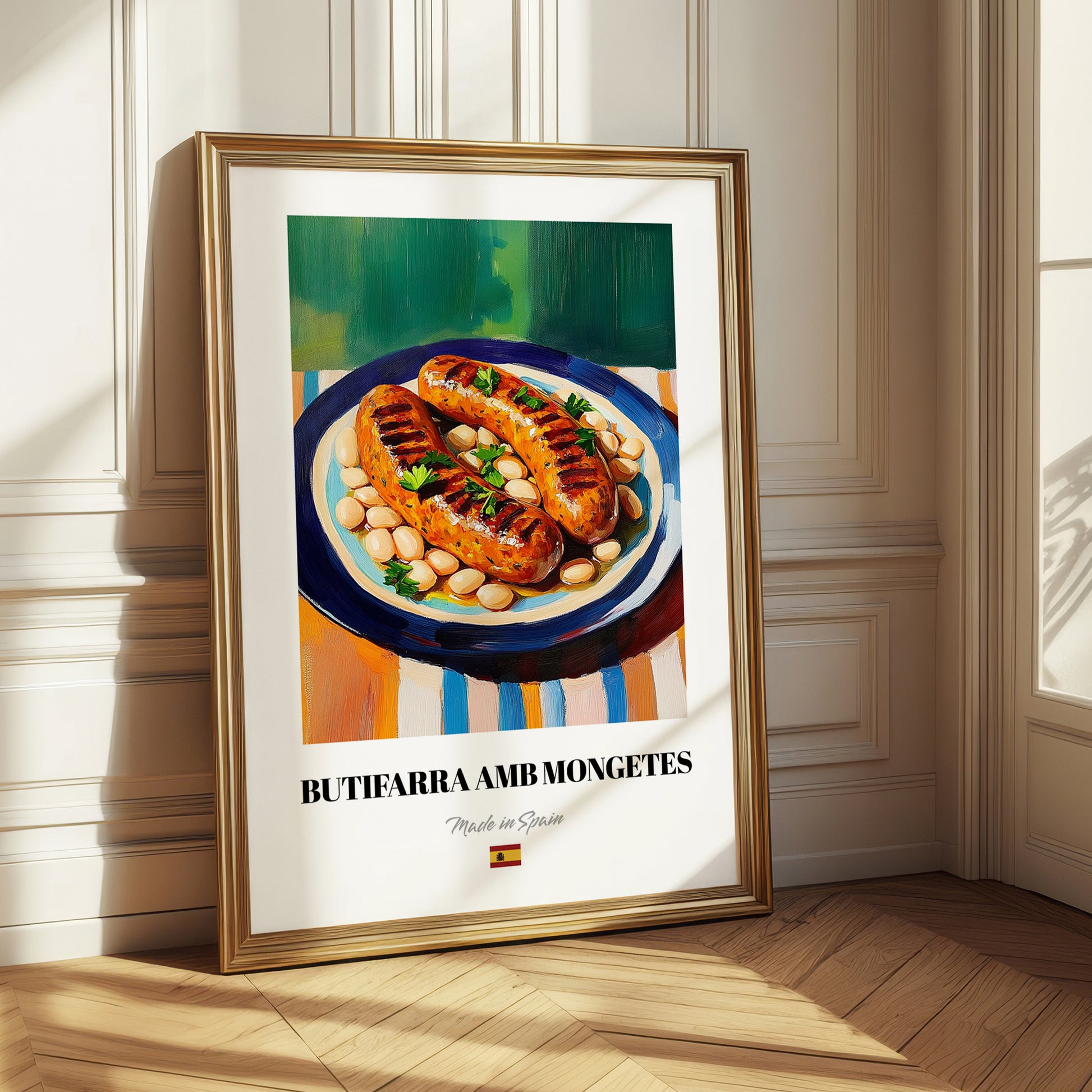 Butifarra amb Mongetes – Art, Spanish Food Still Life
