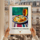 Canelones a la Catalana – Art, Spanish Pasta Wall Painting, styled in a charming Paris street view