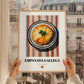 Empanada Gallega – on Striped Tablecloth, Spanish Pastry Painting, styled in a charming Paris street view