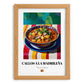 Callos a la Madrileña – Colorful Oil Painting, Spanish Food Wall Decor, set in oak frame