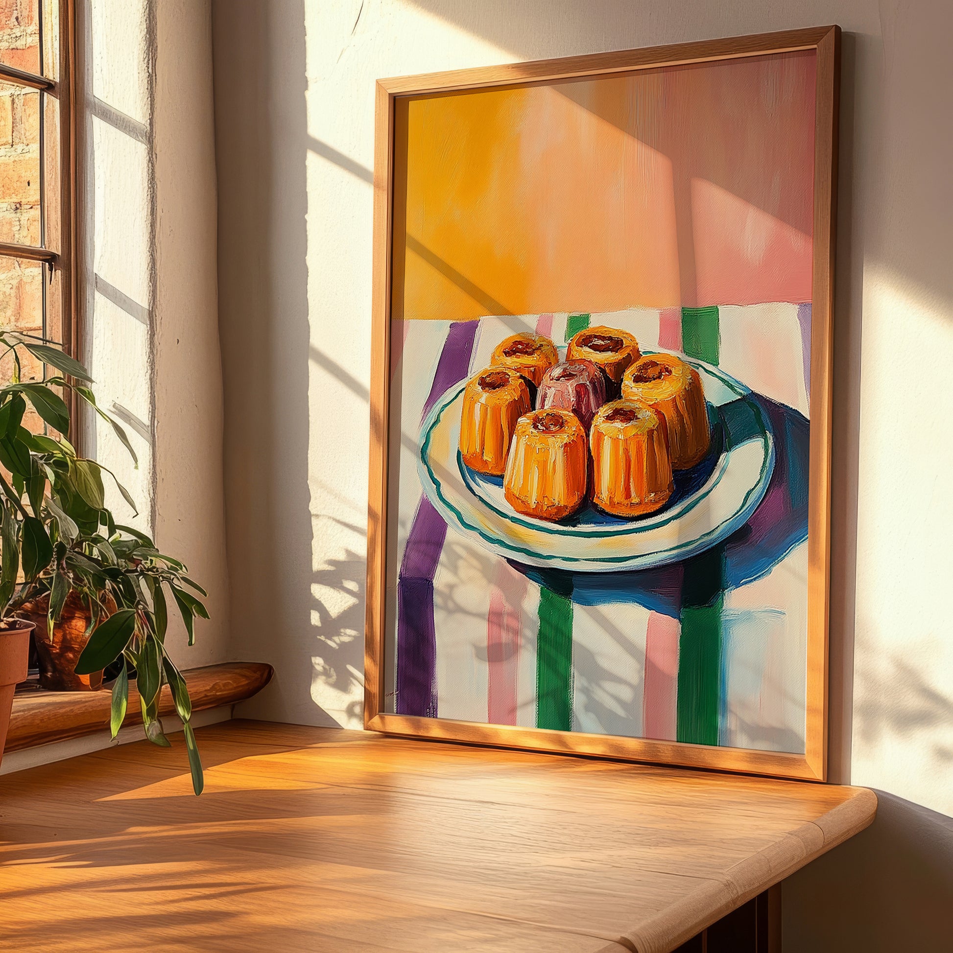 Canelés de Bordeaux – Art, French French Pastry Still Life, clean layout with no caption