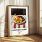 Confit de Canard – Art, French Food Poster