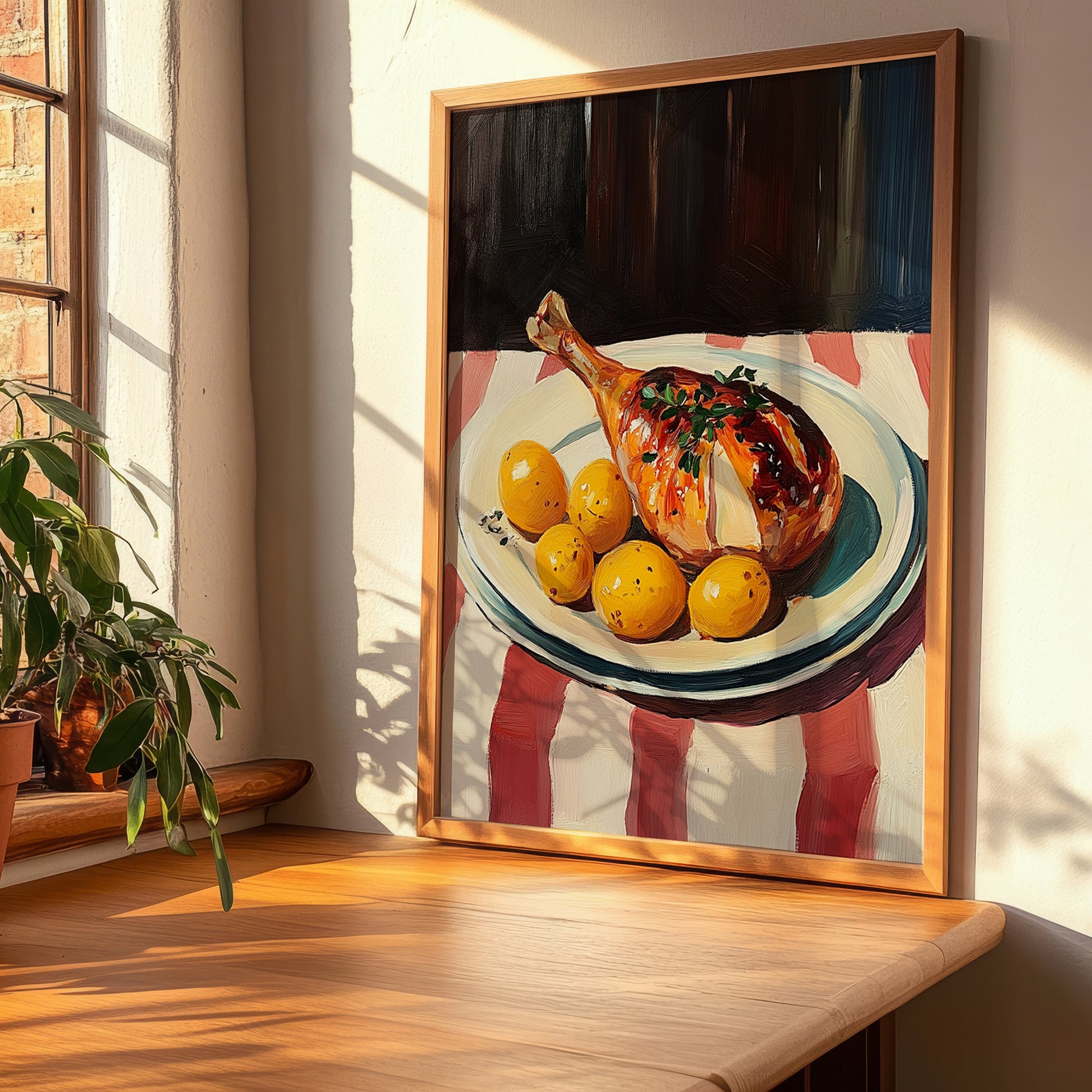 Confit de Canard – Art, French Food Poster, clean layout with no caption