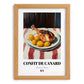 Confit de Canard – Art, French Food Poster, set in oak frame