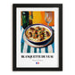 Blanquette de Veau – Oil Painting, French Food Wall Painting, in sleek black frame