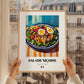 Salade Niçoise – Colorful Oil Painting, French Food Wall Decor, styled in a charming Paris street view