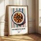 Navarin d’Agneau – on Striped Tablecloth, French Food Wall Art