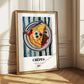 Crêpes – on Striped Tablecloth, French French Pastry Still Life 