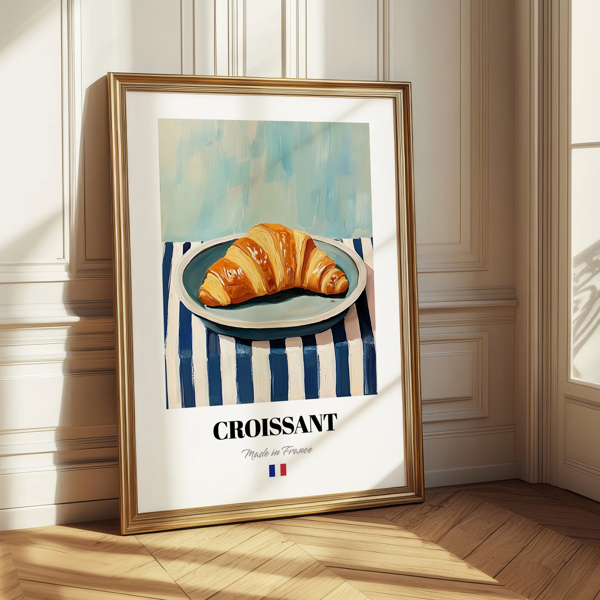 Croissant – Art, French French Pastry Still Life 
