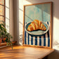 Croissant – Art, French French Pastry Still Life, clean layout with no caption