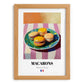 Macarons – Oil Painting, French French Dessert Illustration, set in oak frame