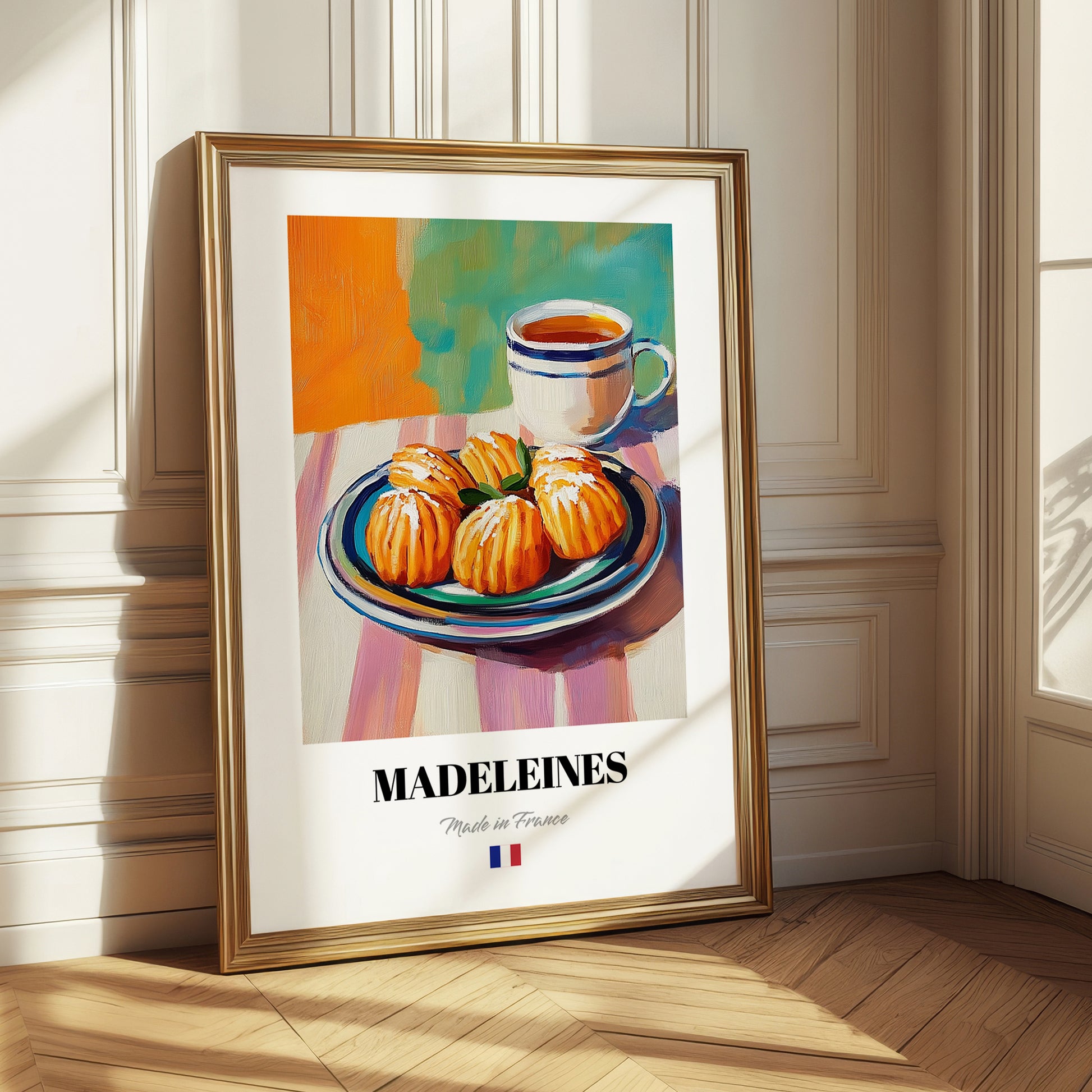 Madeleines – Art, French French Pastry Print 