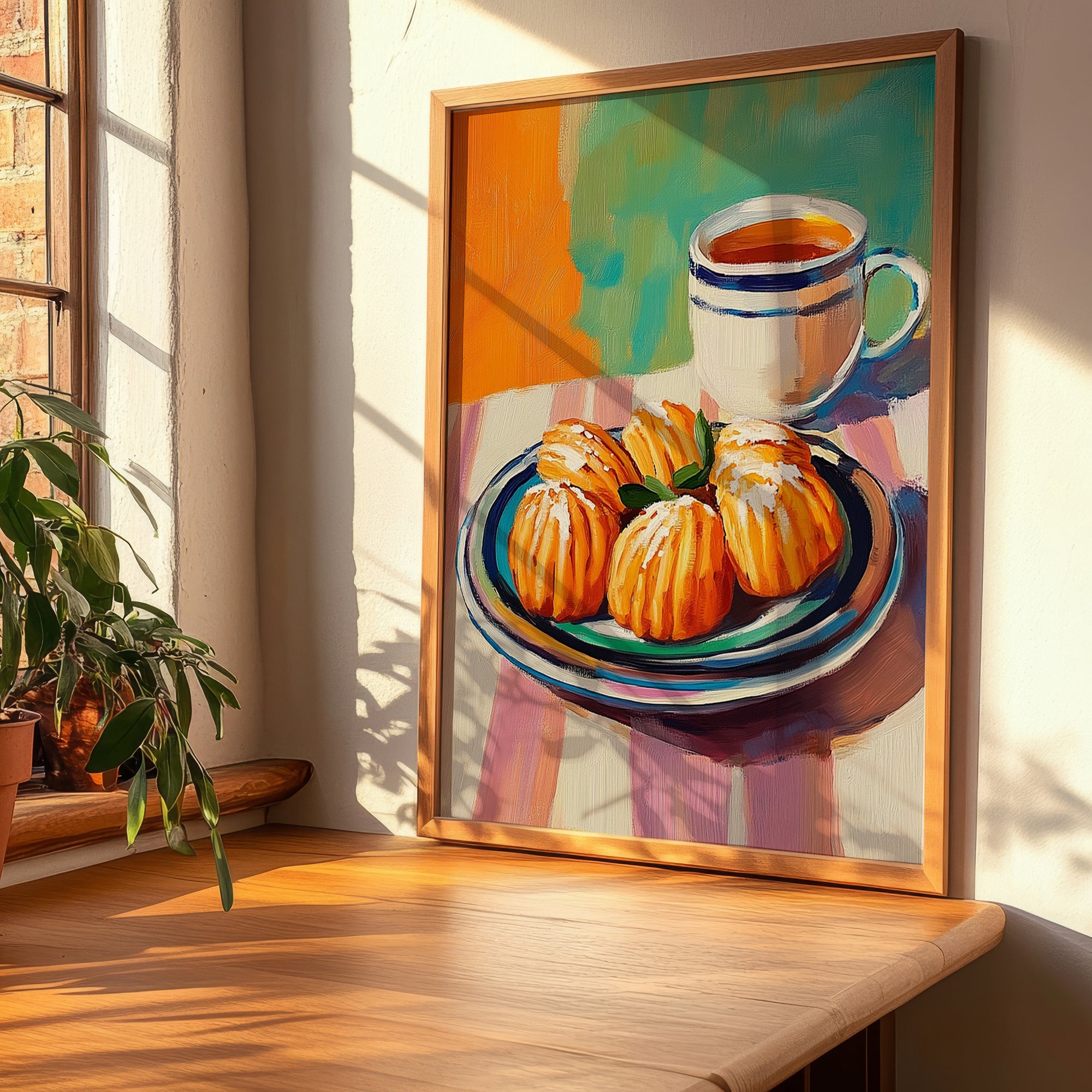 Madeleines – Art, French French Pastry Print, clean layout with no caption