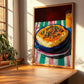 Hachis Parmentier – Oil Painting, French Food Poster, clean layout with no caption