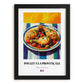 Poulet à la Provençale – Colorful Oil Painting, French Food Painting, in sleek black frame