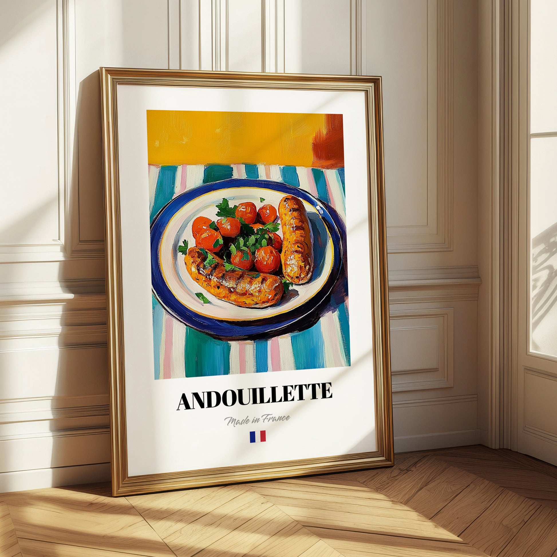 Andouillette – Oil Painting, French Food Painting