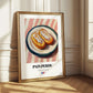 Pain Perdu – on Striped Tablecloth, French French Dessert Still Life 