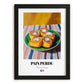 Pain Perdu – Oil Painting, French French Dessert Painting, in sleek black frame