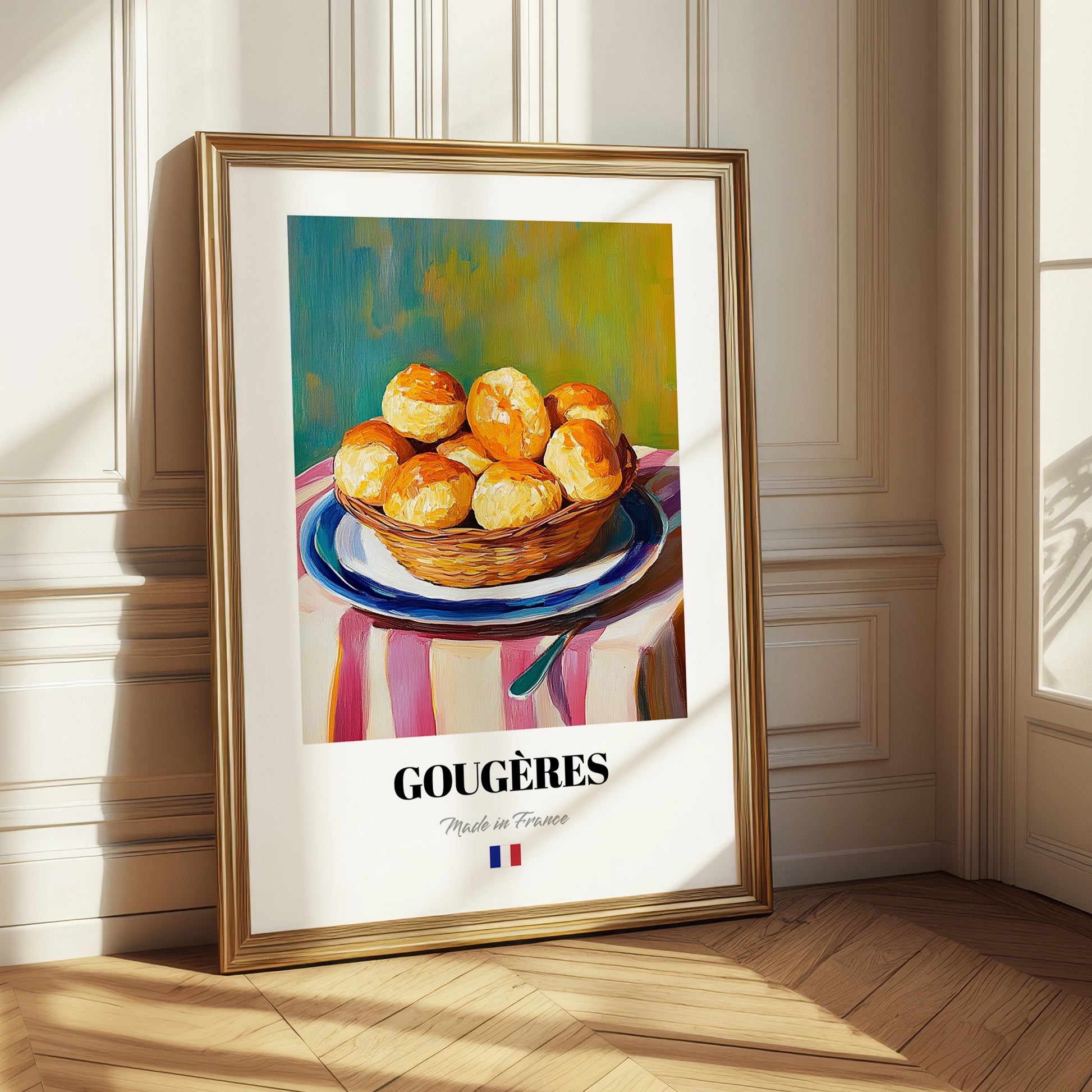 Gougères – Art, French French Pastry Poster 