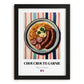 Choucroute Garnie – on Striped Tablecloth, French Food Wall Decor, in sleek black frame