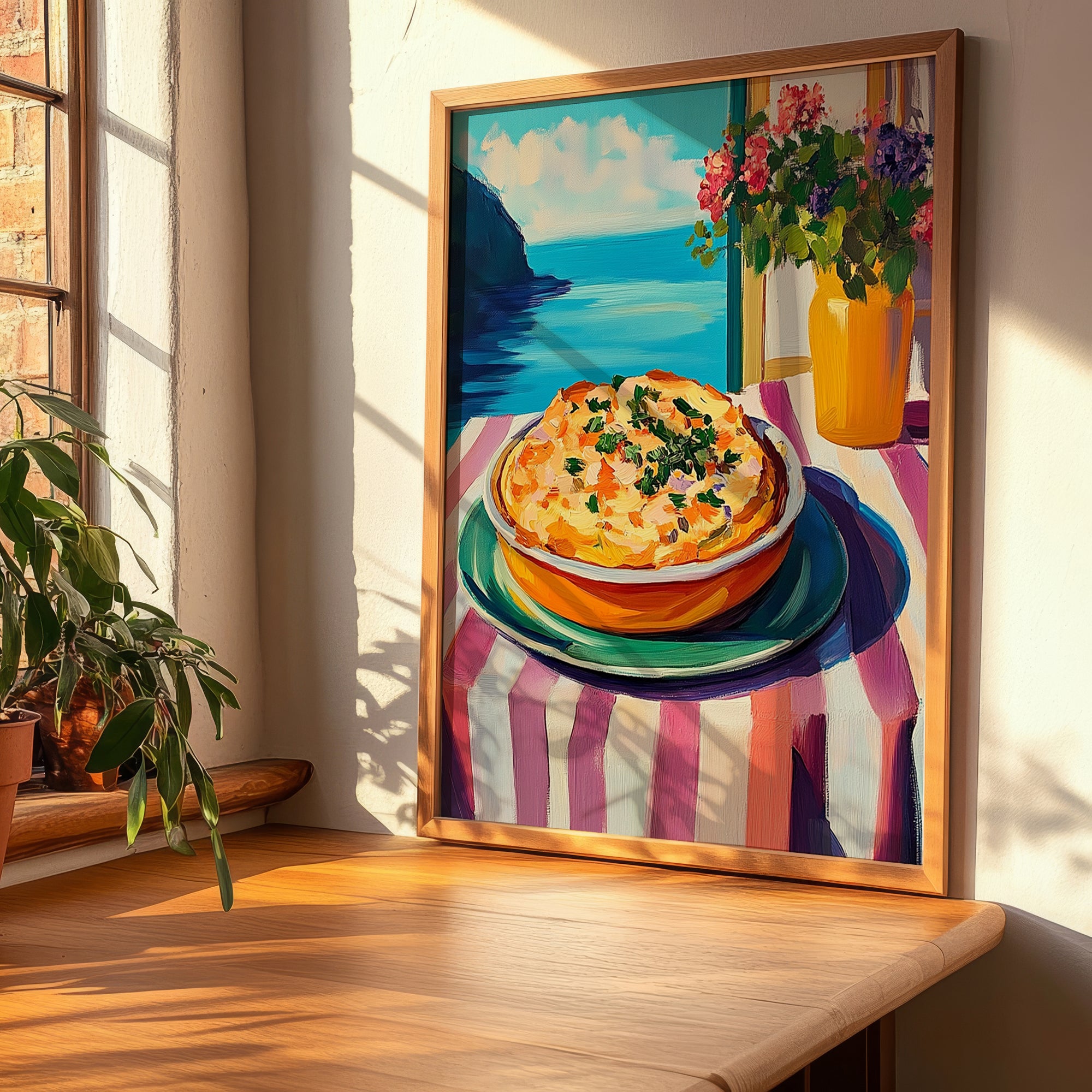 Brandade de Morue – Art, French Food Print, clean layout with no caption