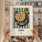 Gyros – Oil Painting, Greek Food Still Life, styled in a charming Paris street view