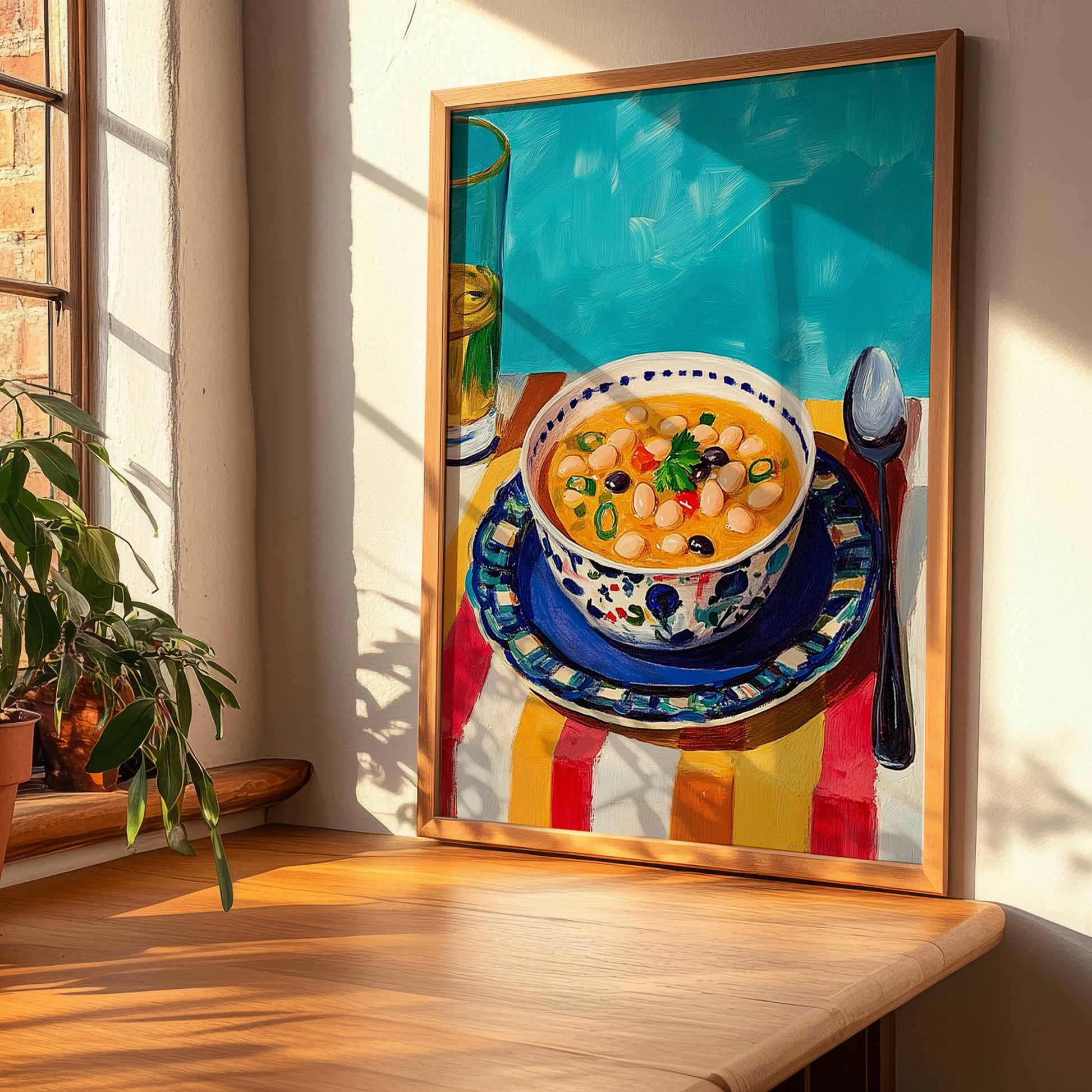 Fasolada – Art, Greek Food Wall Art, clean layout with no caption