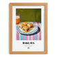 Baklava – Oil Painting, Greek Dessert Illustration, set in oak frame