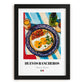 Huevos Rancheros – Art, Mexican Food Wall Painting, in sleek black frame