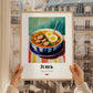 Żurek – Colorful Oil Painting, Polish Food Art, styled in a charming Paris street view