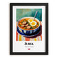 Żurek – Colorful Oil Painting, Polish Food Art, in sleek black frame