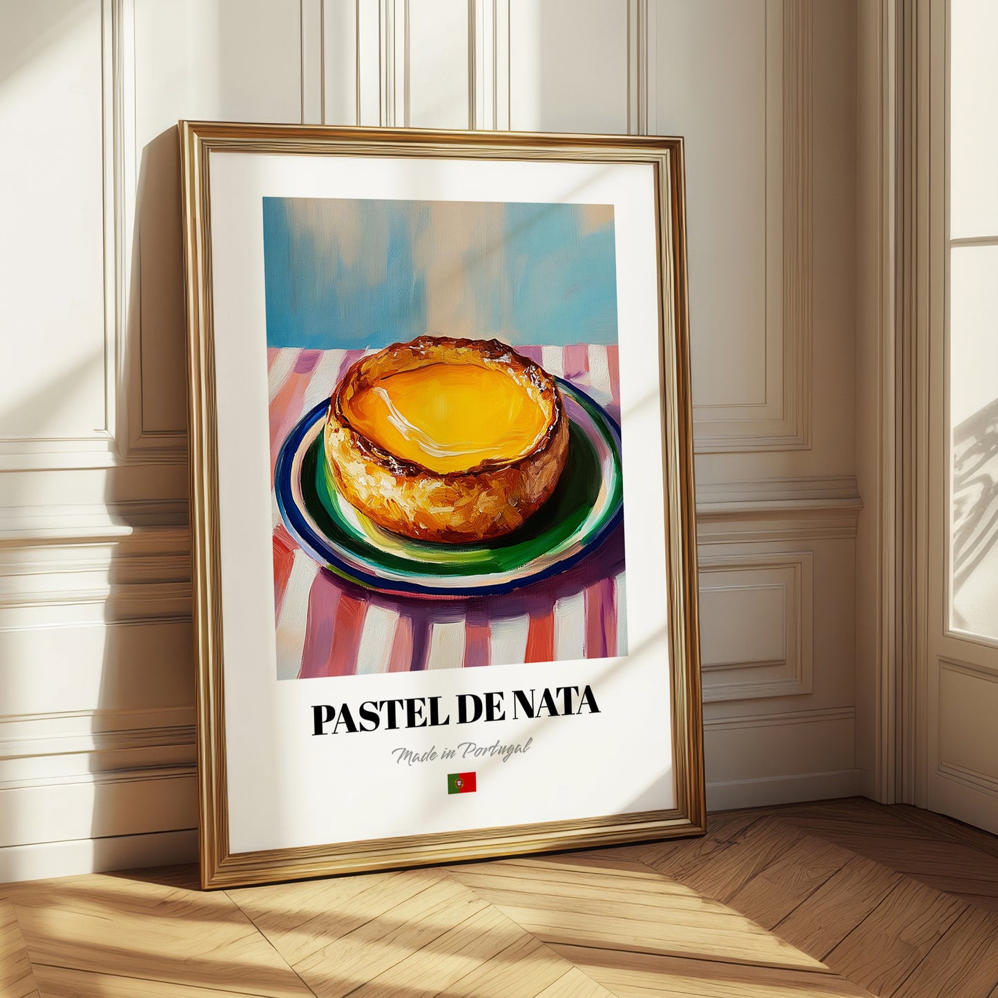 Pastel de Nata – Oil Painting, Portuguese Dessert Print 