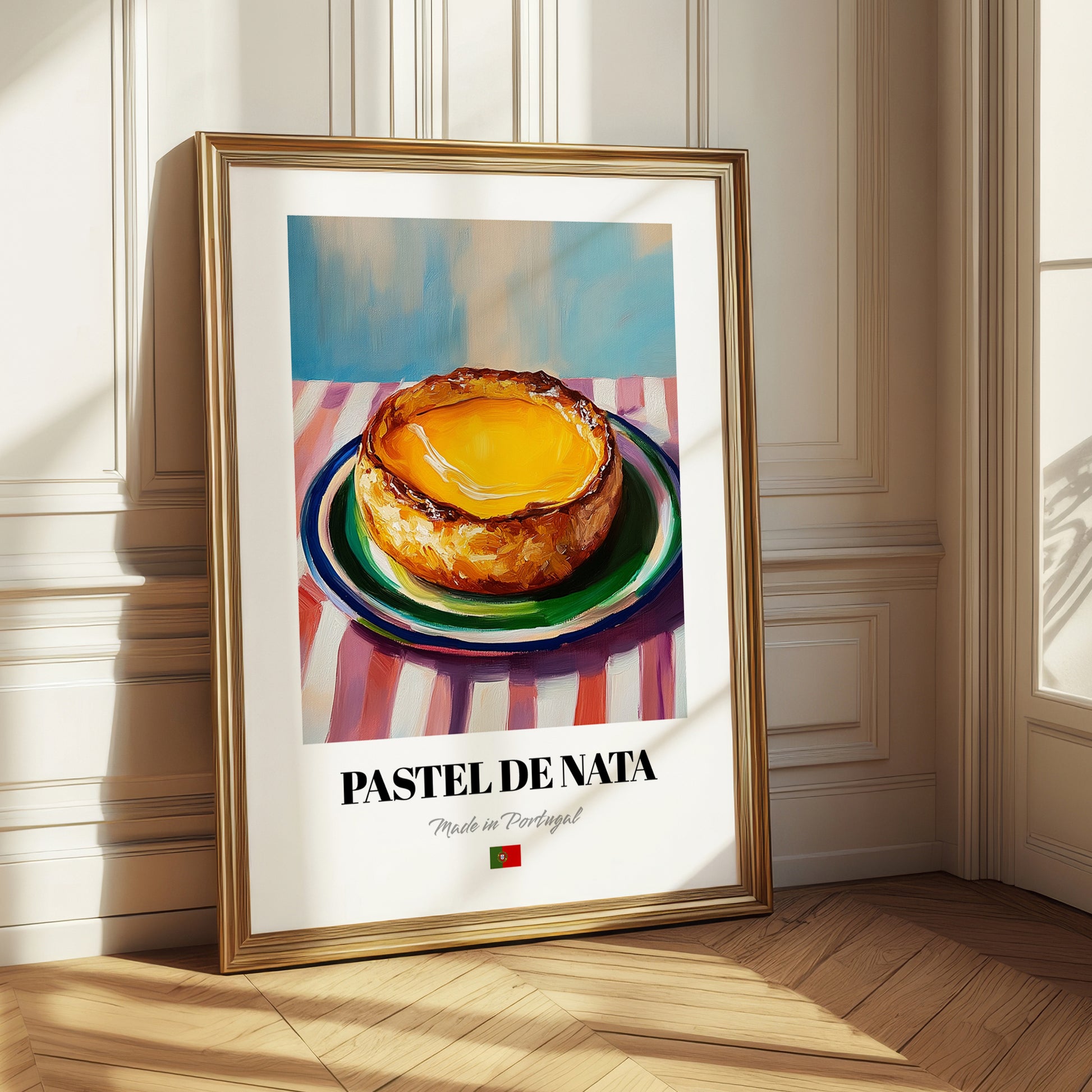 Pastel de Nata – Oil Painting, Portuguese Dessert Print 
