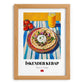 İskender Kebap – Oil Painting, Turkish Food Illustration, set in oak frame