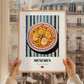 Menemen – on Striped Tablecloth, Turkish Food Wall Decor, styled in a charming Paris street view