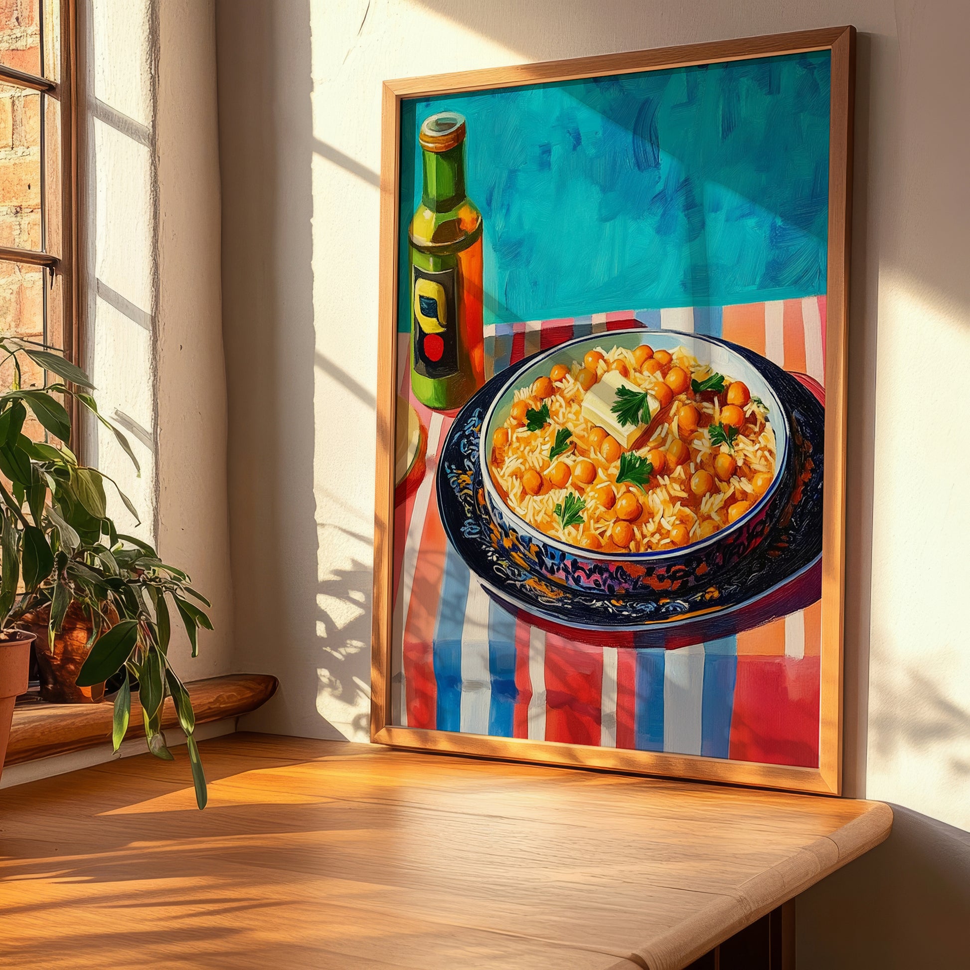 Pilav – Art, Turkish Food Wall Illustration, clean layout with no caption