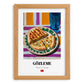 Gözleme – Oil Painting, Turkish Pastry Still Life, set in oak frame
