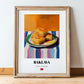 Baklava – Art, Turkish Dessert Still Life, in wooden frame leaning on the floor