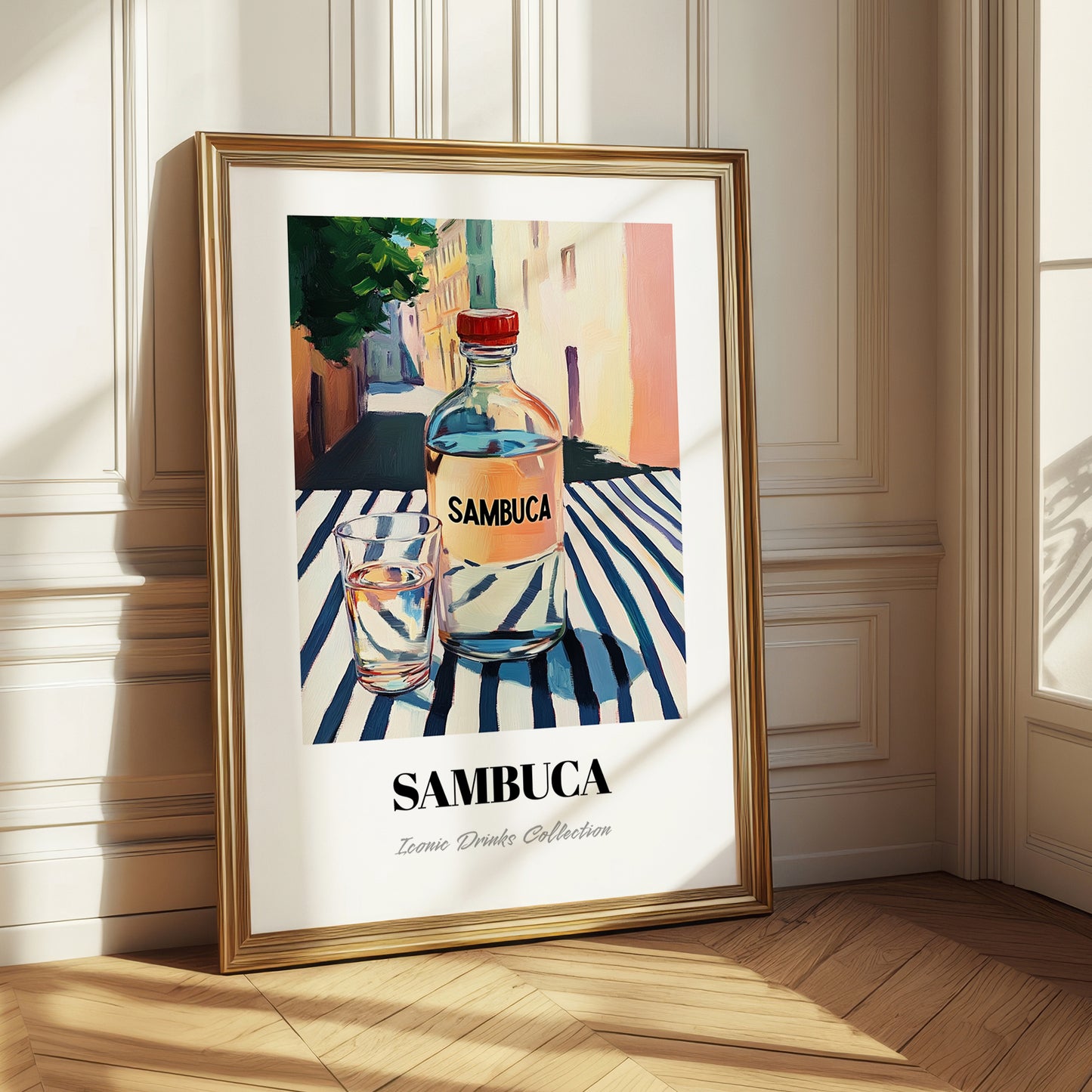 Sambuca – Italian Café on the Corner, Italian Spirit Poster